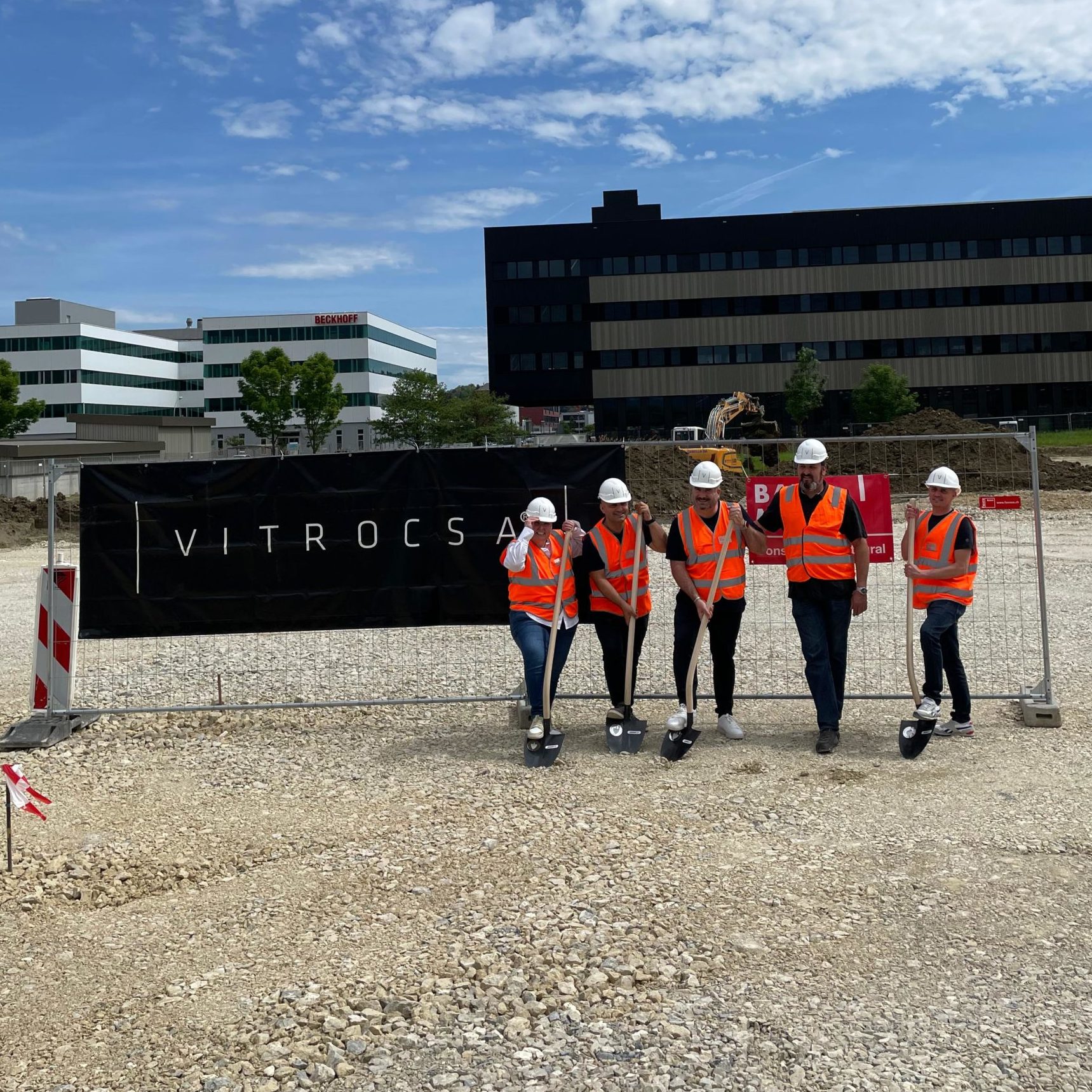 The groundbreaking for our future Headquarters